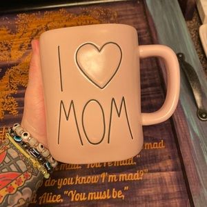 Pink I love mom Rae Dunn mug